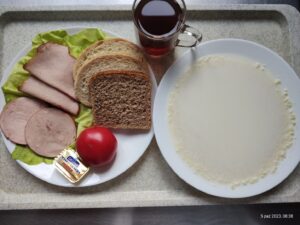 05.10.2023 SP ZOZ Szpital Specjalistyczny MSWiA w Otwocku Śniadanie, dieta podstawowa: 